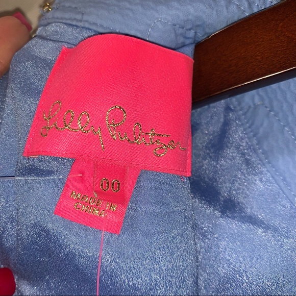 NWT Lilly Pulitzer Alexa Stretch Shift Blue Peri - Picture 5 of 8